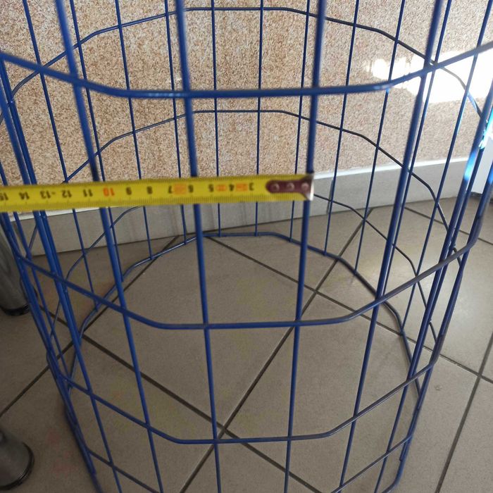 Kosz na śmieci druciany na duże worki do segregacji różne kolory