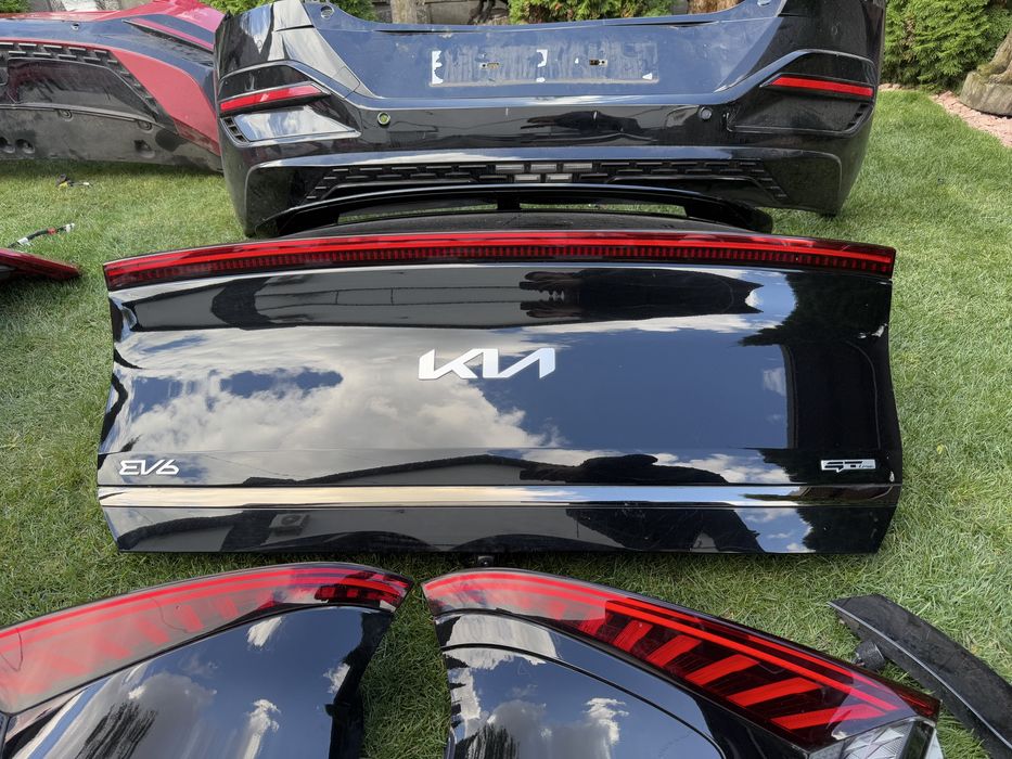 Kia EV6 Light Wind Gt-line GT Ляда Кришка багажника Бампер задній Підсилювач Фонарь лівий правий Пластик багажника весь комплект РОЗБОРКА / ЗАПЧАСТИНИ