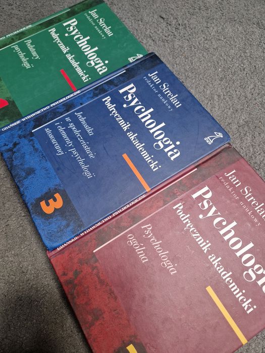 Jan Strelau Psychologia podręcznik akademicki, zestaw