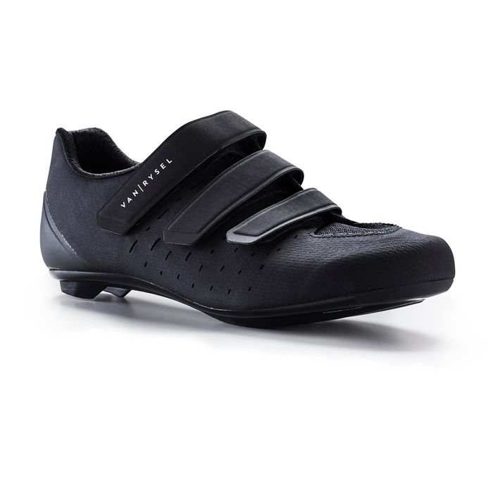 Calçado de Ciclismo de Estrada VAN RYSEL ROAD 100 Preto
