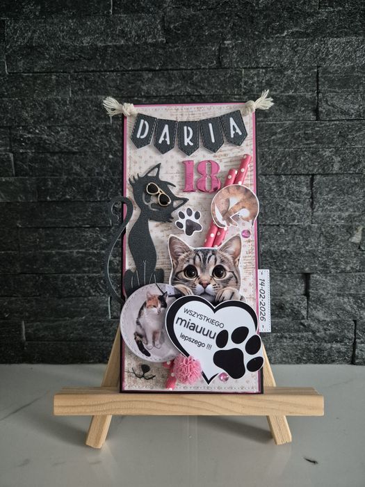 Kartka urodzinowa 18 × 2szt.