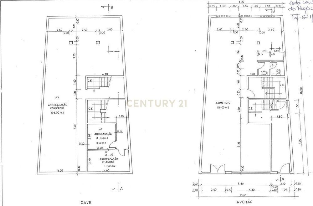 Loja para comercio com 220 m2, em Castelo Branco