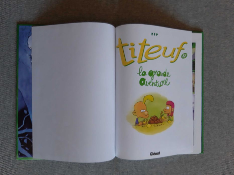 BD Titeuf "La grande aventure" de ZEP
