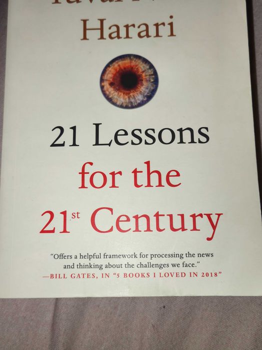 Livro 21 Lessons for the 21st Century" (21 Lições para o Século XXI)