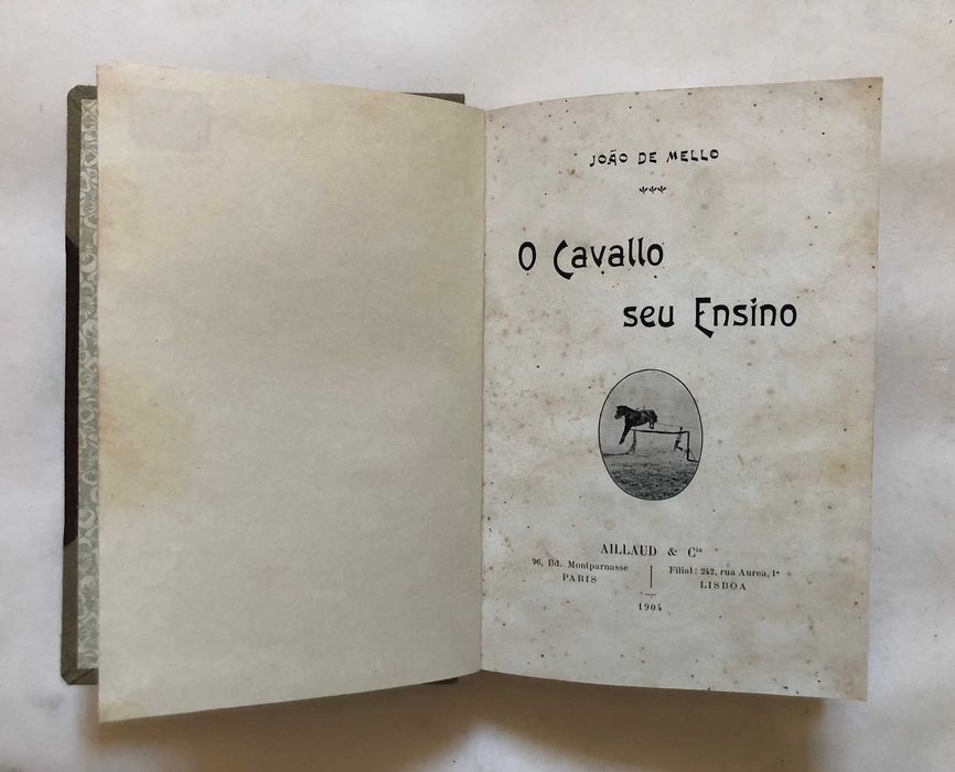 O Cavalo - Seu Ensino - João de Mello - 1ª Edição
