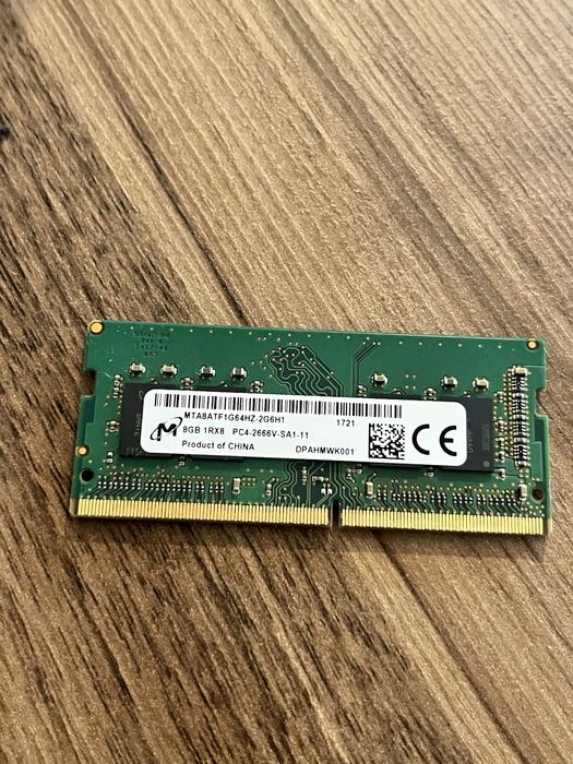 RAM 8GB DDR4 – SODIMM (Notebook) – PC4-2666V