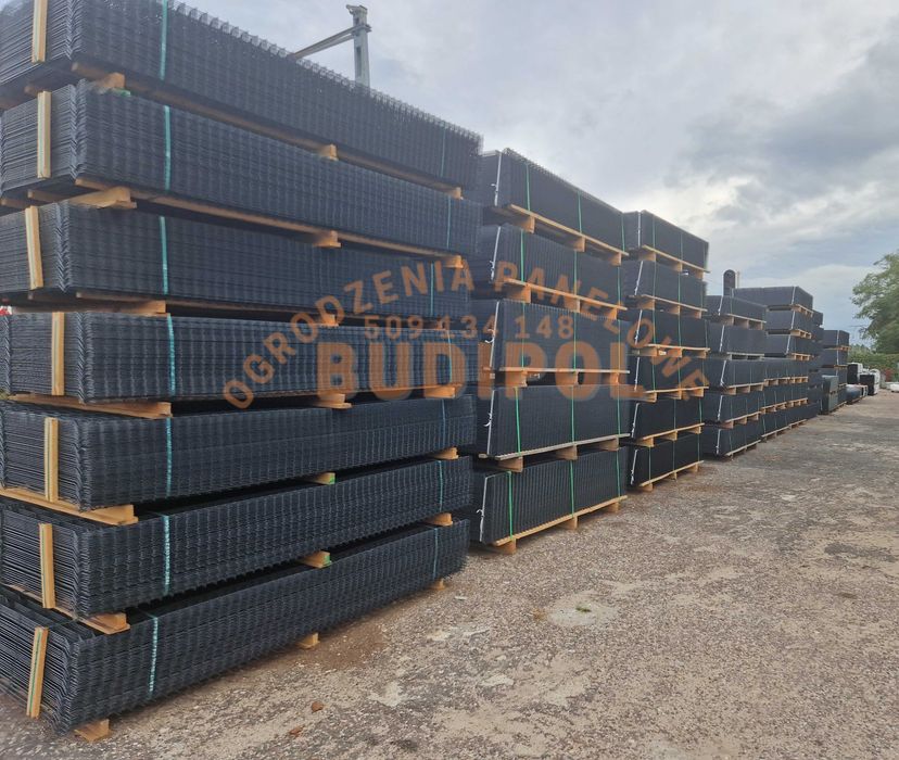 Panel ogrodzeniowy fi4 153cm ocynk + RAL
