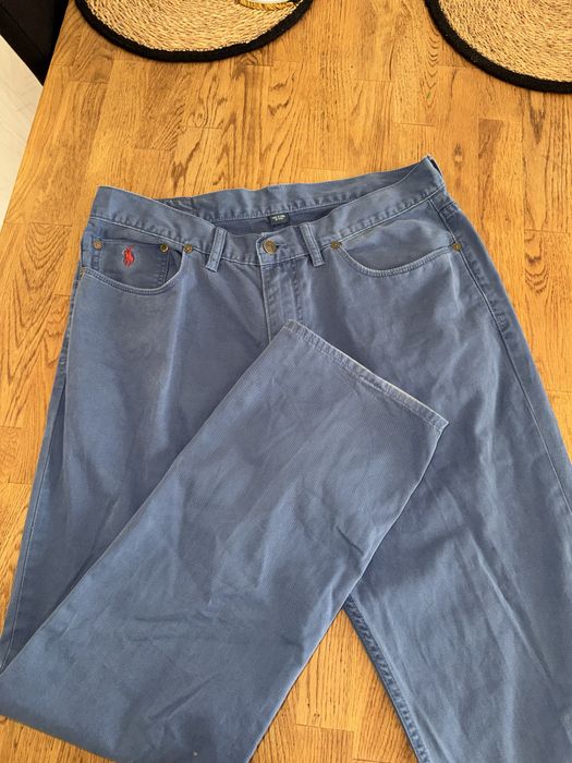 spodnie niebieskie ralph lauren