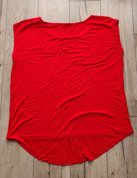 Koszulka t-shirt damski czerwony L-XL