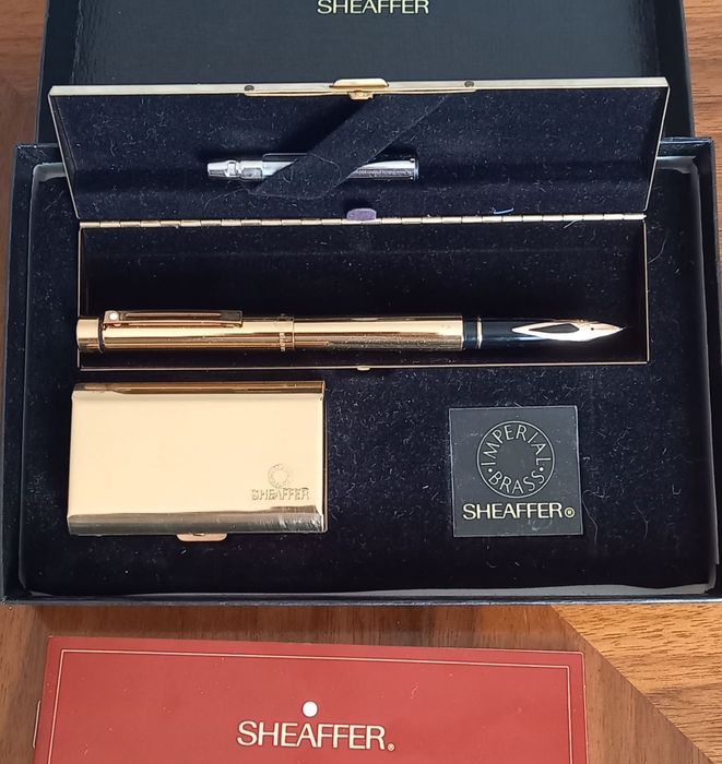 Винтажная ручка с золотым пером SHEAFFER