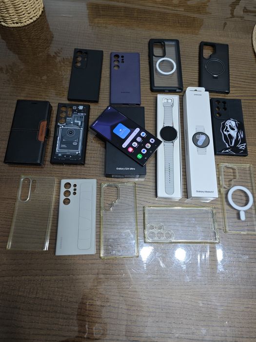 Vendo/Troco Samsung S24 Ultra e Samsung Watch 7