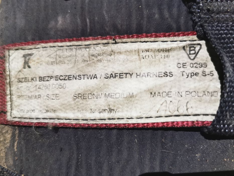 Szelki pasy bezpieczeństwa  średnie
