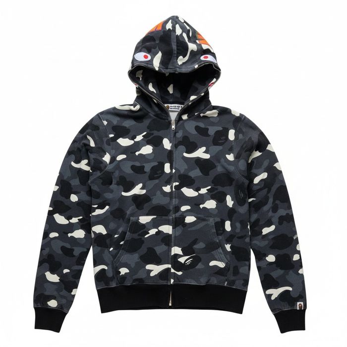 Bluza zip Bape shark A Bathing Bape r.S  moro