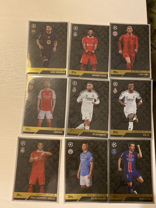 Cartas Topps Match Attax 24/25 Black Edge Completa