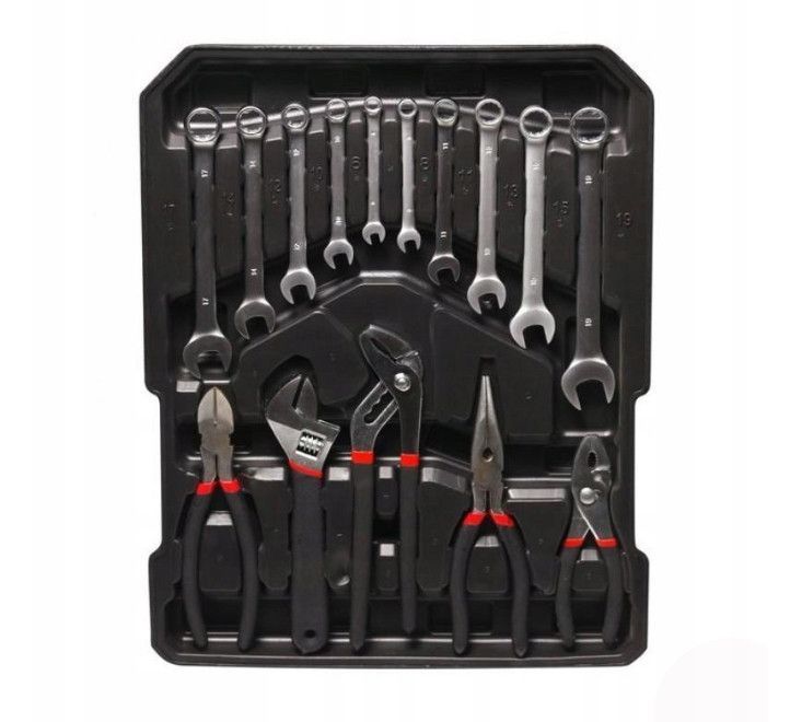 Набор инструментов 186 ел. Geko в чемодане сплав хром-ванадий