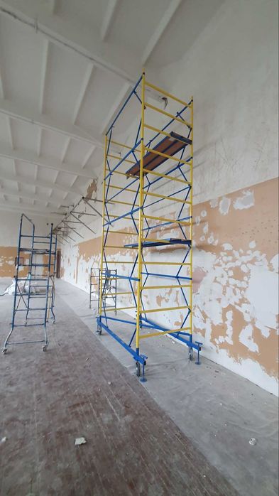 Риштування, ліси будівельні, риштовка, строительные рамные леса, вышки