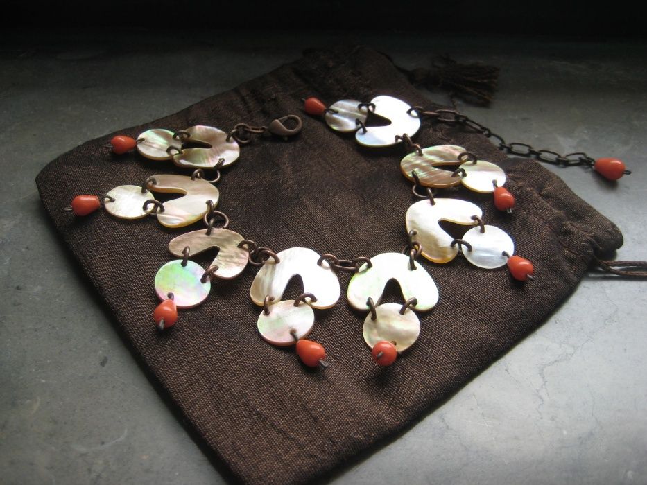 Pulseira da Pedra Dura em madrepérola(NOVA)
