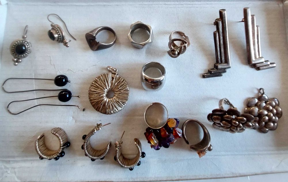 joias prata Torcato Santos moderno vintage pedra onix lindos