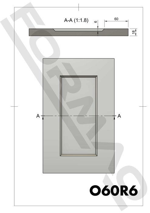 Fronty lakierowane angielskie, MDF surowe, drewniane, frezowanie CNC