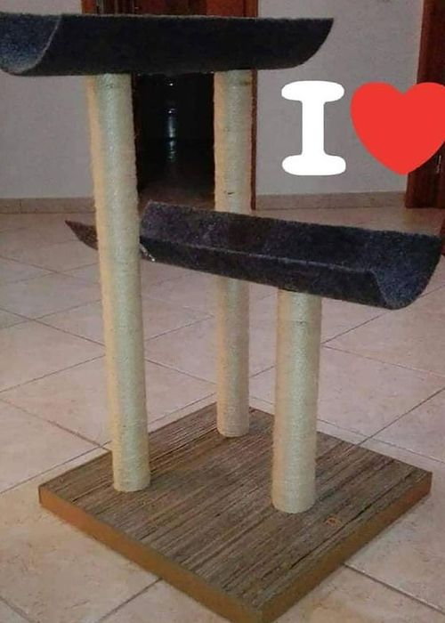 Arranhadores variados de cartão / sisal /alcatifa