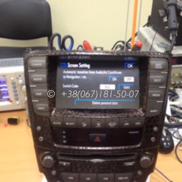 Lexus IS погас экран потух телевизор не включается не работает монитор