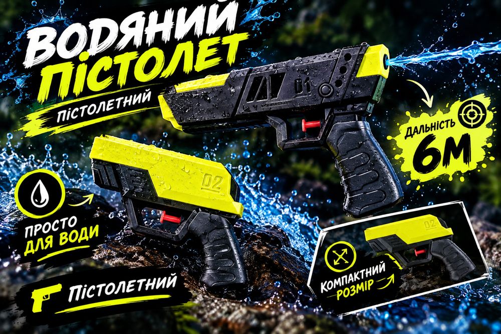 Продаю водяний пістолет  віниновий просто він мені не потрібен