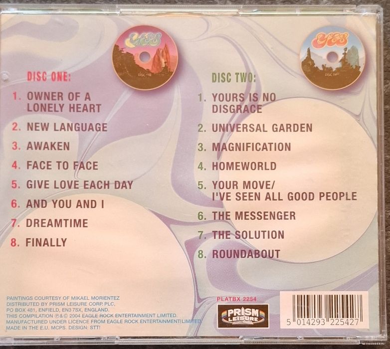 2  płyty CD YES - The Collection / 2OO4 EU