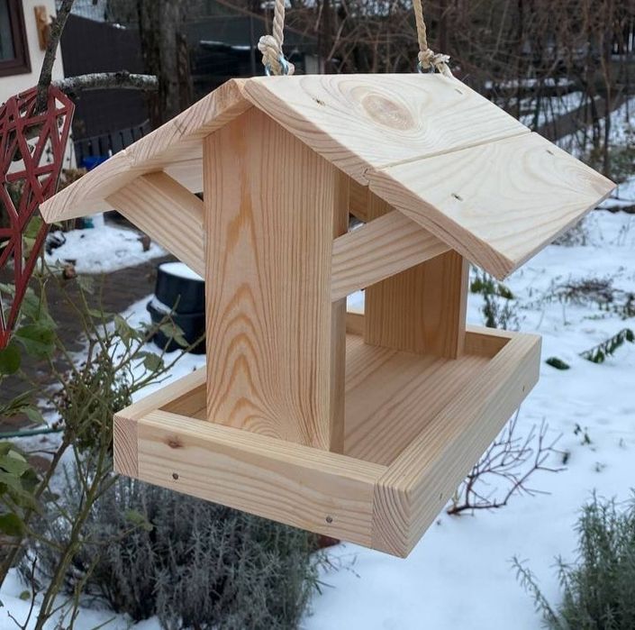 Годівничка для птахів + корм в подарунок