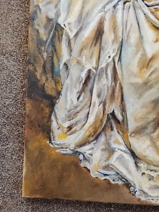 Akt kobiecy obraz 60x90 cm recznie malowany