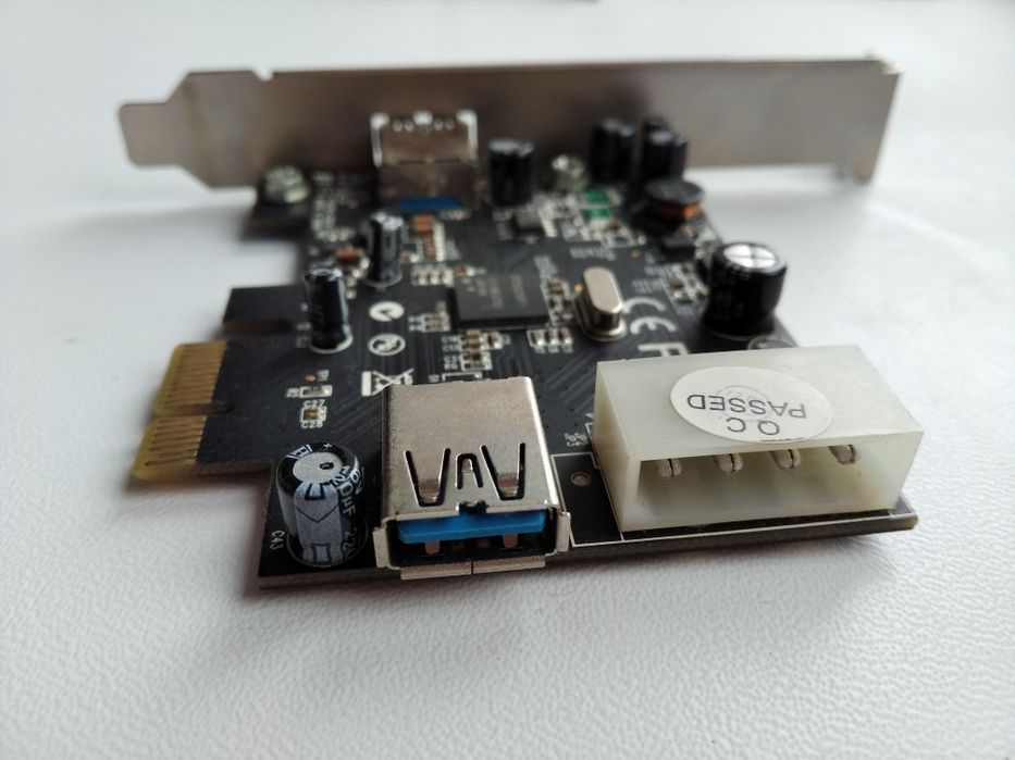 Контроллер PCIe x1 Fujitsu Sunrich U-550 USB 3.0