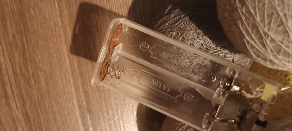 Girlanda łańcuch dekoracyjny Cottonballs na baterie