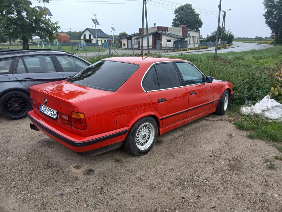 BMW E34 2.0 r6 klimatyzacja hellrot skóry