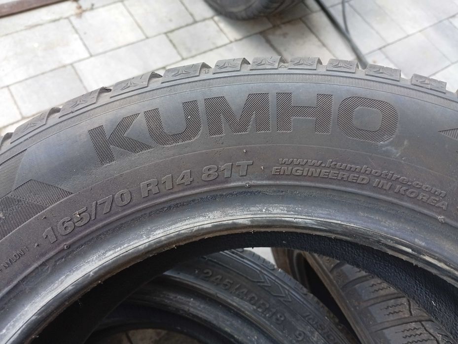 Opony Zimowe Kumho Wintercraft WP52 165/70R14 2022r 26,6mm (A325)
