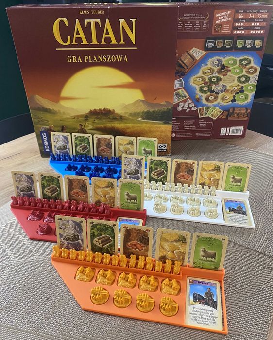Podstawki do gry w CATAN 4 szt (PODSTAWA) // 3D print