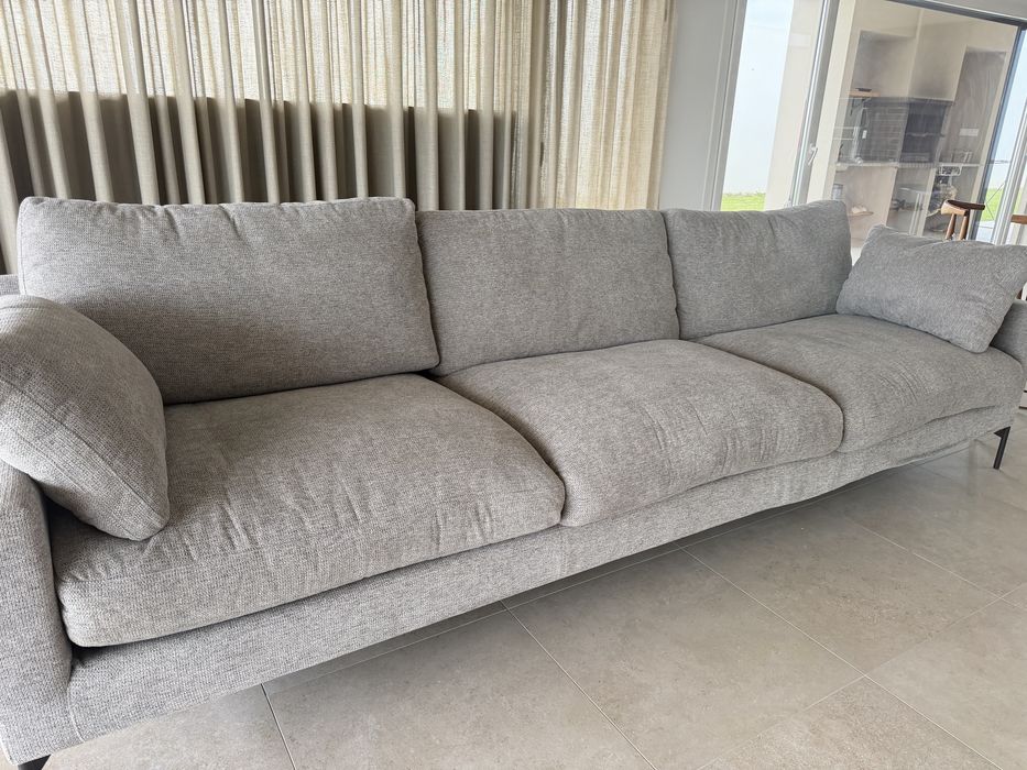 Sofa cinza 5 pessoas