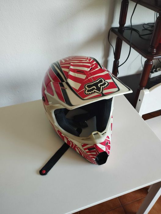 Capacete fox v3  réplica Ricky carmichael