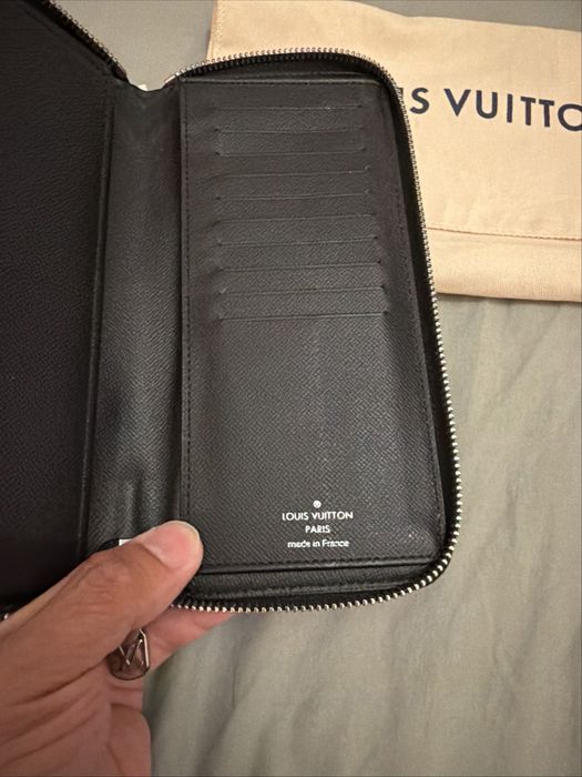 Carteira Louis Vuitton Zippy Wallet Damier Graphite - Original Com Fatura