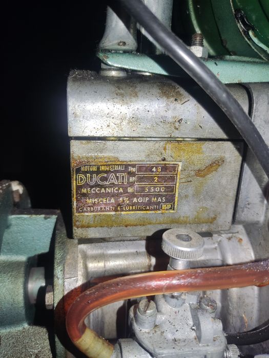 Unikat! Zabytkowa Motopompa DUCATI Model 48 – Oryginał, Kolekcjonerska