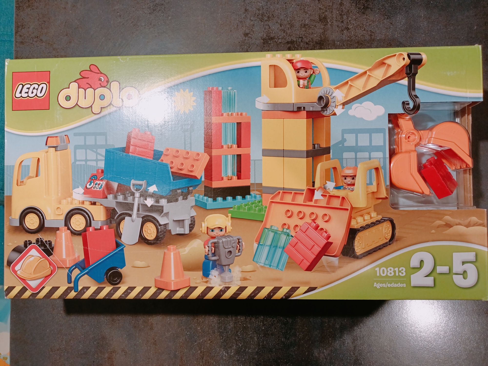 Lego duplo big construction site best sale 10813