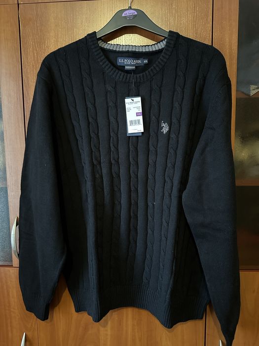 Тонкий чоловічий светр US Polo Assn, XXL