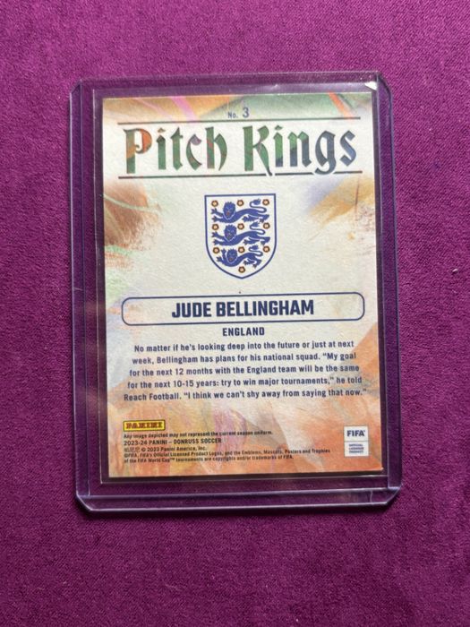 Bellingham pitch kings panini
