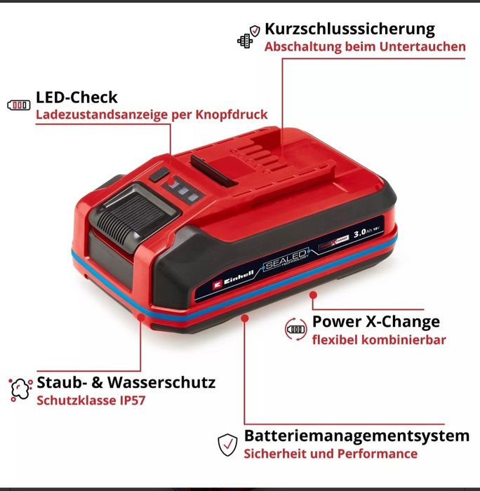 Baterias EINHELL, 18V - 3.0 Ah 900W" em Saldos