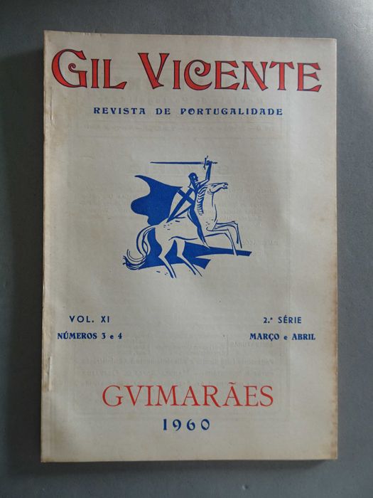 Livro / Revista de Portugalidade - Guimarães 1960 - Vol. XI - Nº 3 e 4