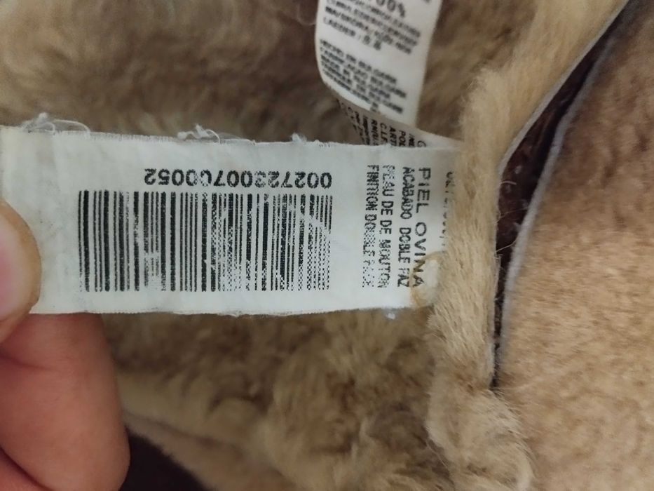 Casaco de pele de carneiro Zara