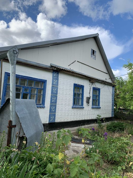 Продам будинок 65 м² у с. Грушівка, 18 км від Покрова - газ, опалення, сад, гараж