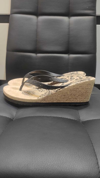 Шлепки Termit вьетнамки на платформе танкетке