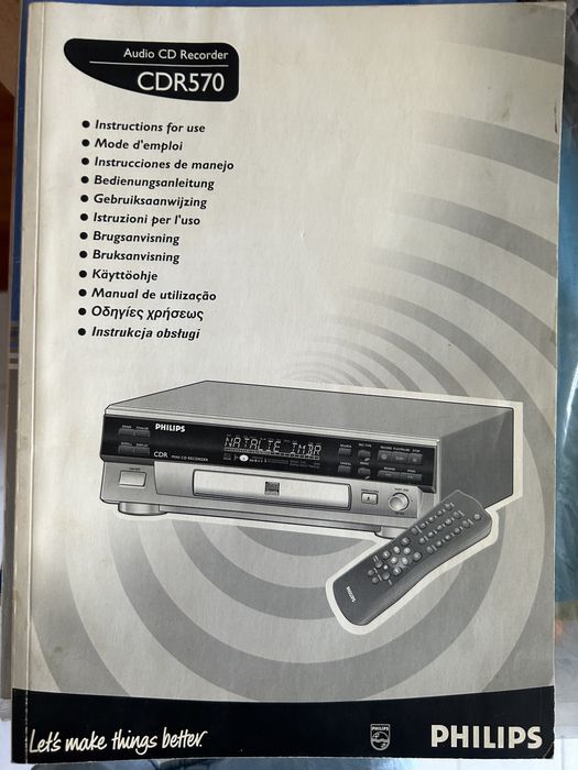 Audio cd recorder Philips