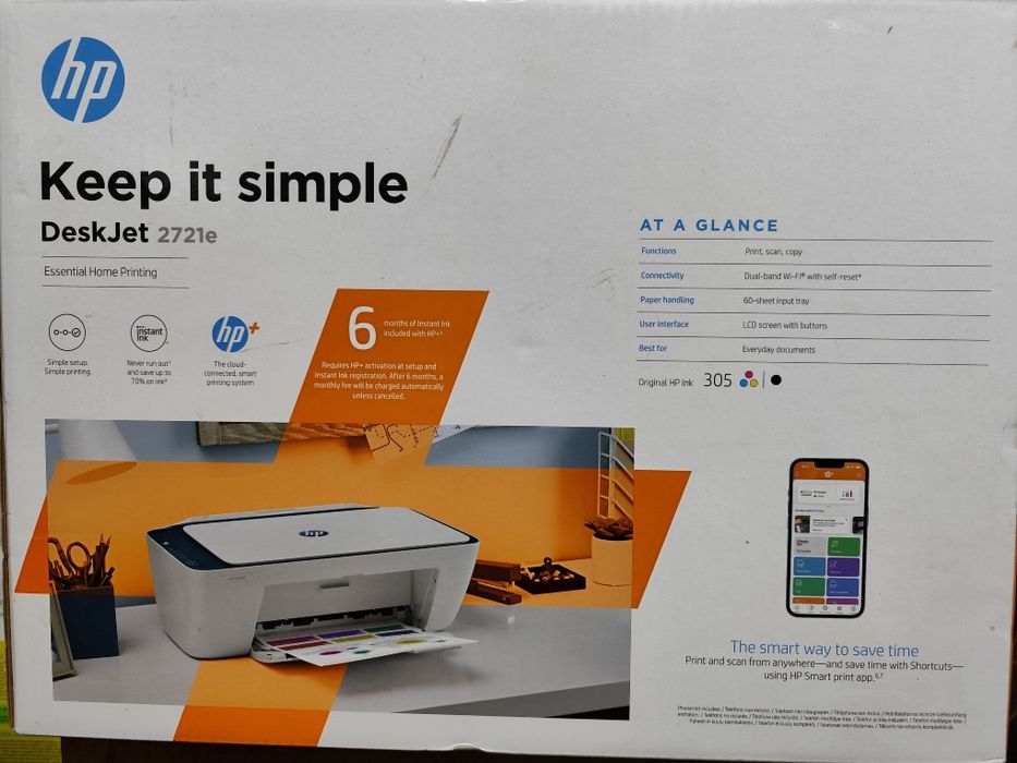 Impressora HP Deskjet 2721e NOVA