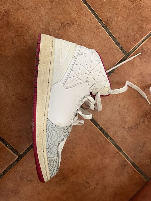 Sapatilhas Jordan 1 flight 3 white & Pink