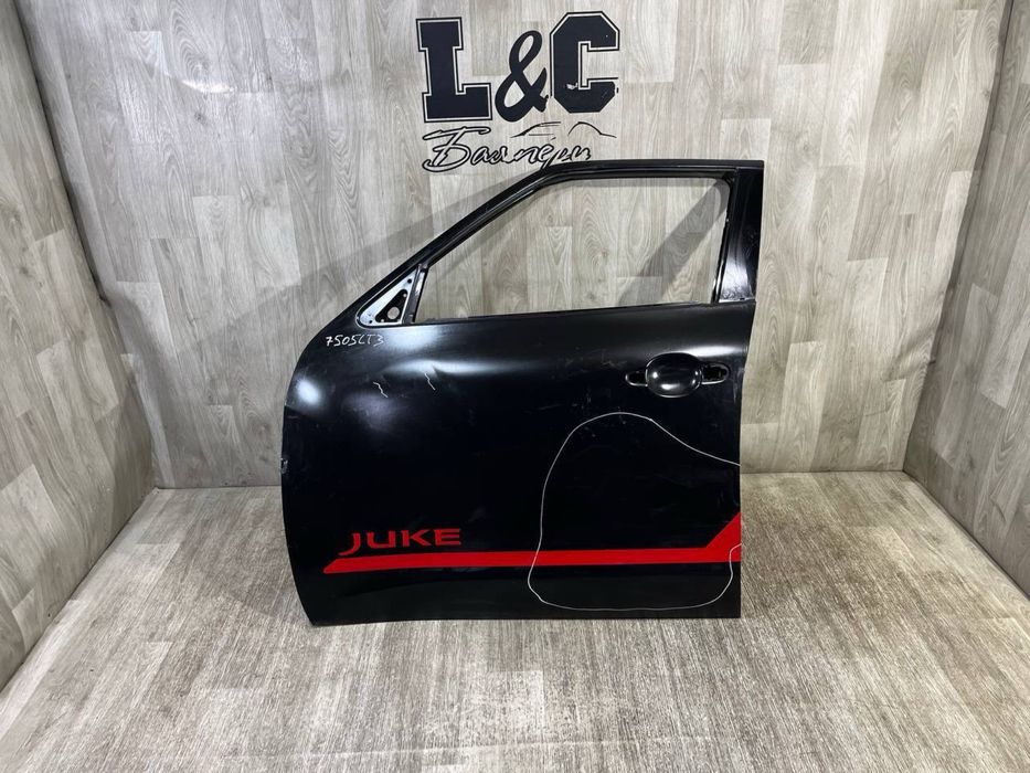 Дверь передняя левая Nissan Juke 1 F15 ( 2010 2011 2012 2013 2014 2015 2016 2017 2018 г. )